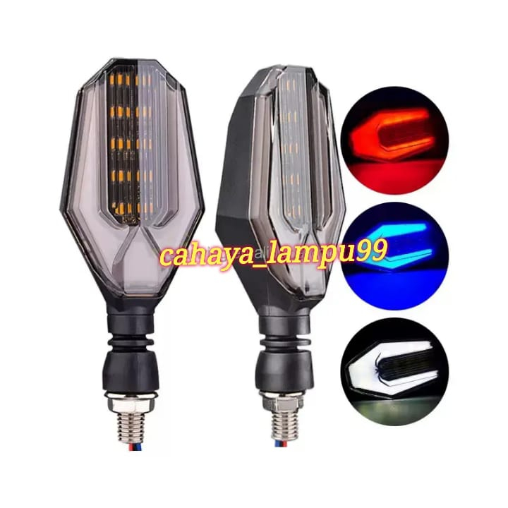 2in1 lampu sein sen senja led motor vario arrox cb 150r cbr