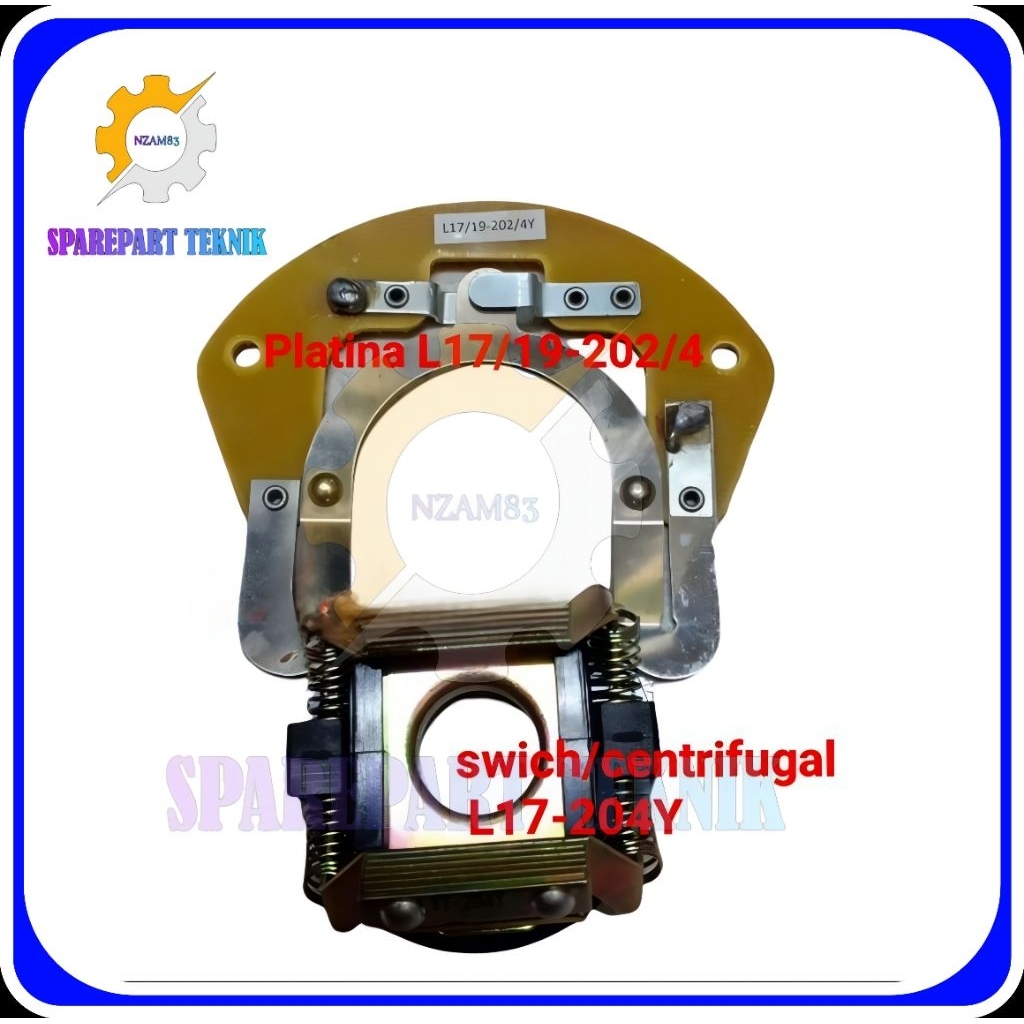 Platina L17/19-202/4Y +Switch centrifugal L17-204Y-Otomatis dunamo