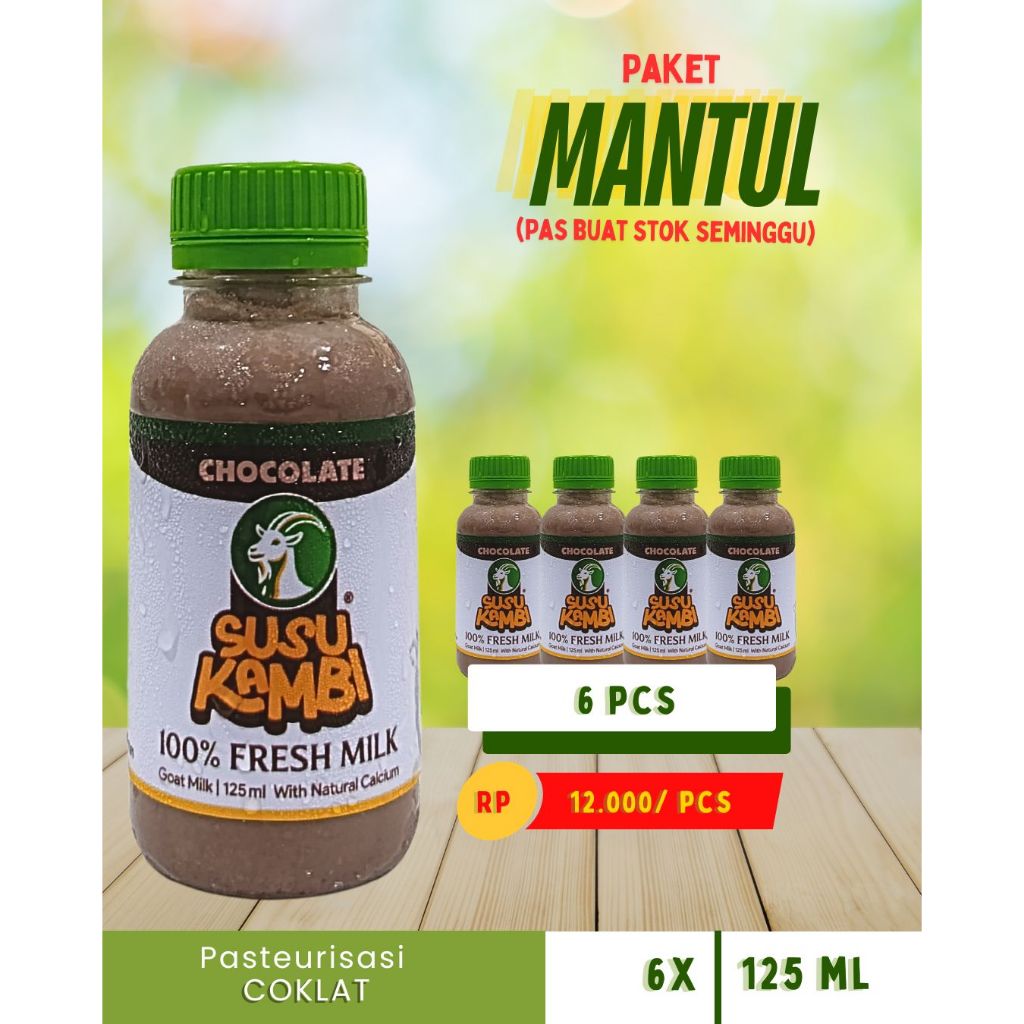 

Paket Mantul Rasa Coklat isi 6 Botol