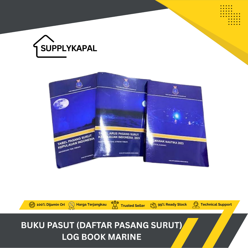 

Buku Pasut (Daftar Pasang Surut) | Log Book Marine