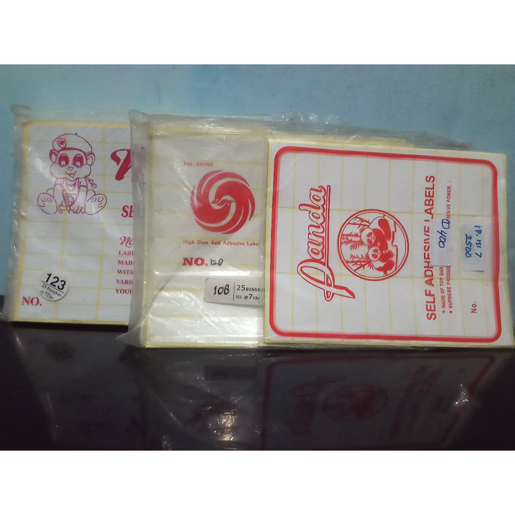 

Stiker Label Panda,Nariko,Phoenik