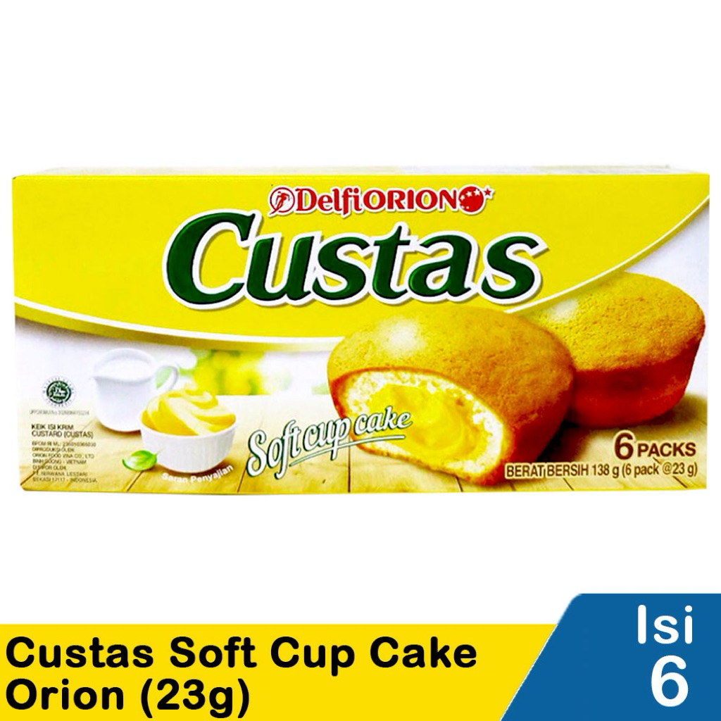 

Delfi Orion Custas Soft Cup Cake 138g