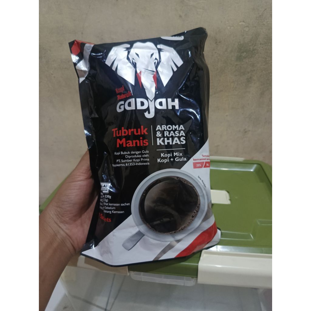 

Kopi gadjah manis pch gula terpisah
