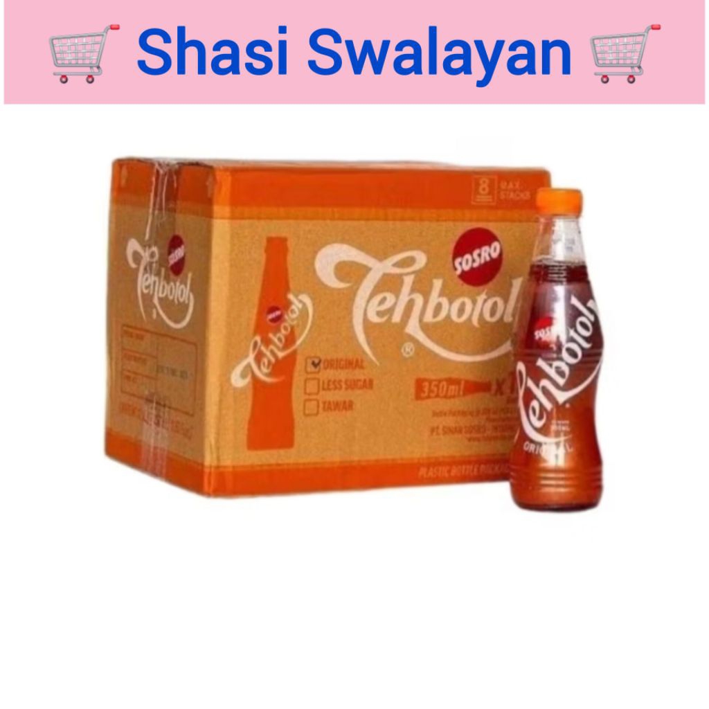 

TEH BOTOL SOSRO BOTOL 1 DUS 350 ML 12 PCS