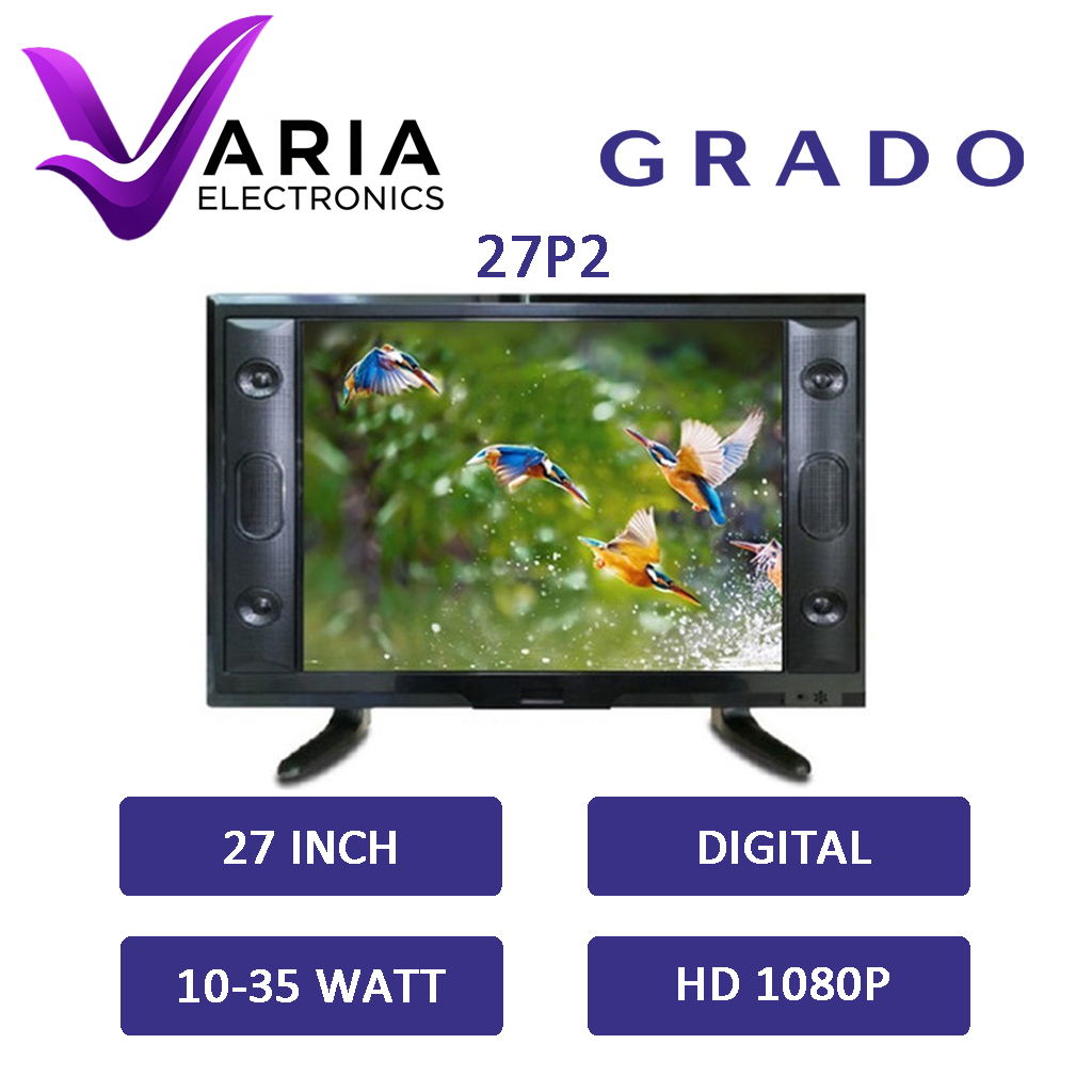 LED TV GRADO 17 INCH / 20 INCH / 22 INCH / 24 INCH / 27 INCH LED DIGITAL TV TANPA PERLU SET TOP BOX