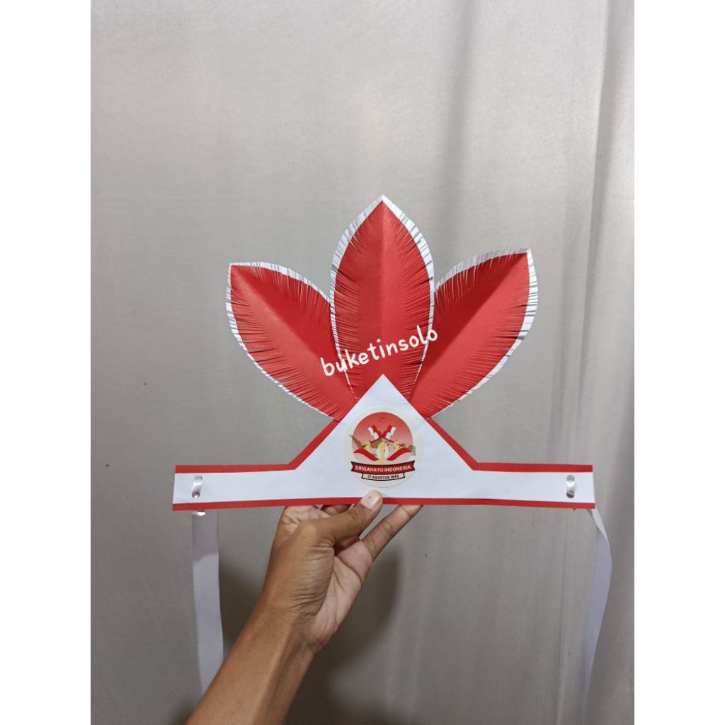 Bando agustusan bando merah putih bando 17 Agustus bando karnaval bando kertas merah putih kostum ka