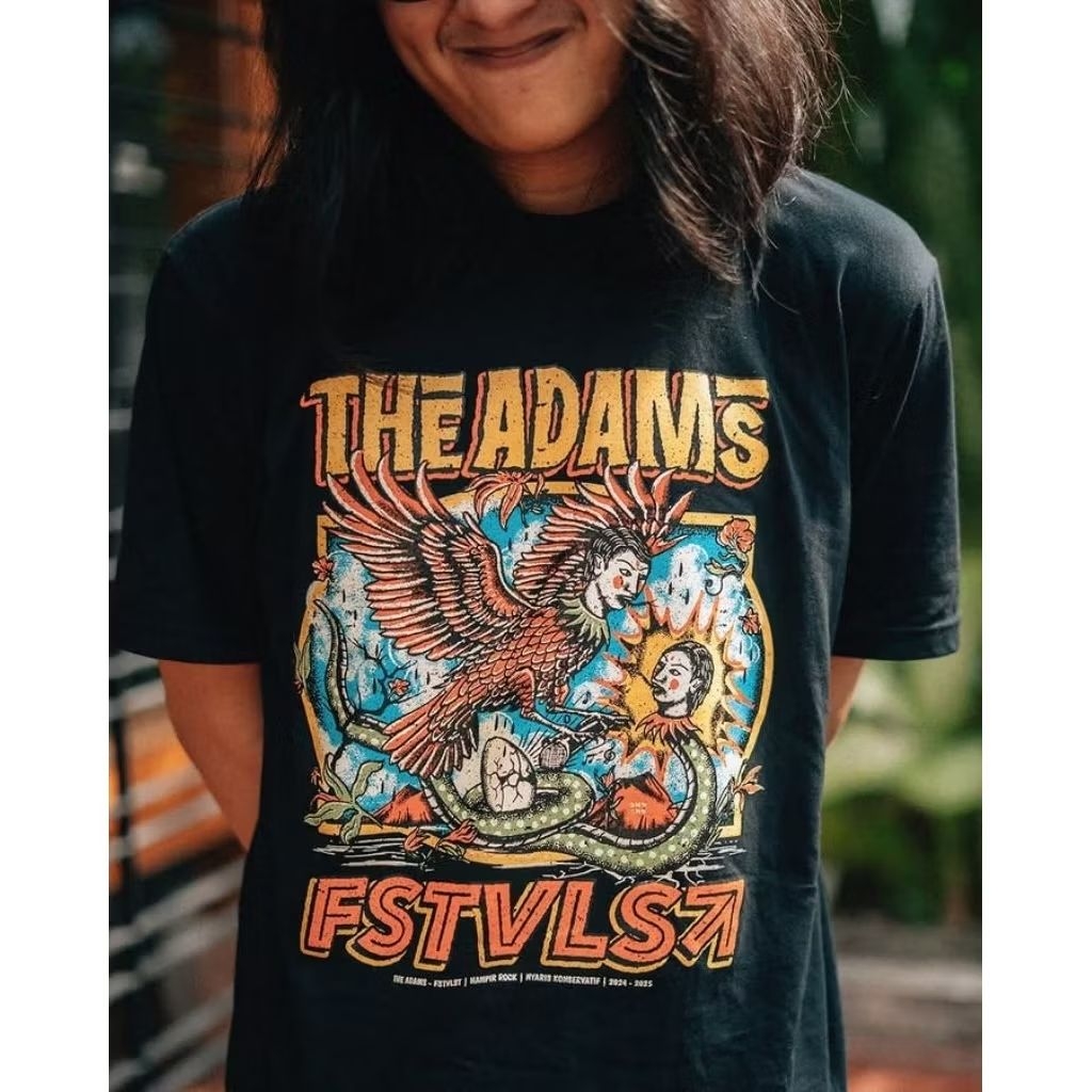 Kaos band | T-Shirt Original The Adams x Fstvlst - Vol.2