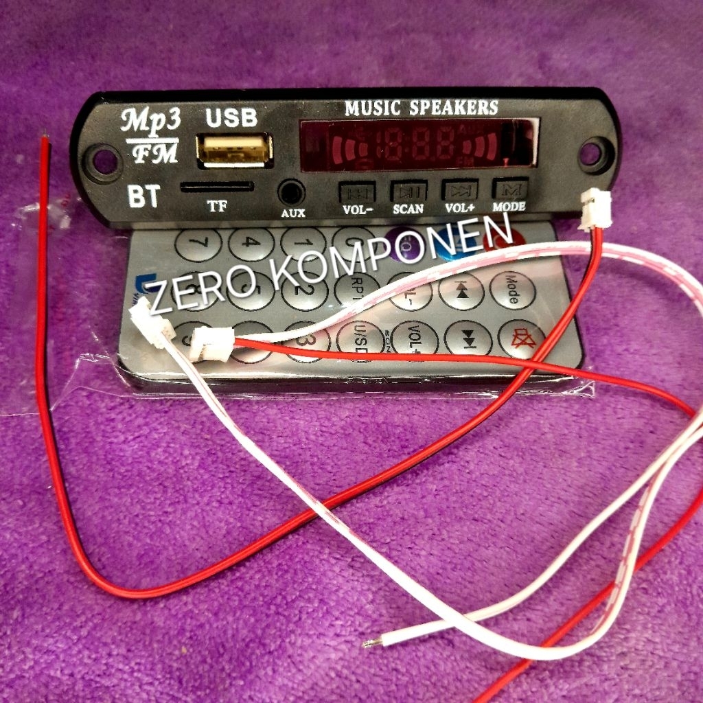 KIT MP3 BLUETOOTH MODUL REMOT KIT MP3 MODUL 3 kABEL 1SET