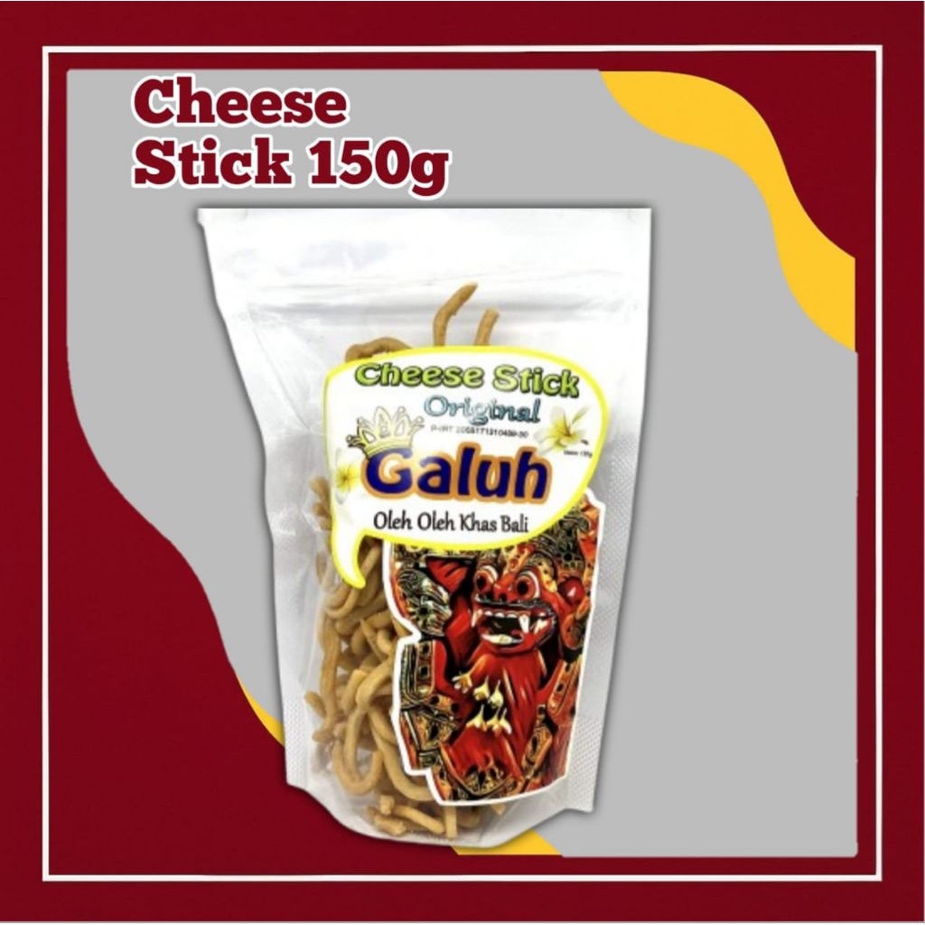 

Cemilan Stik Keju Galuh 150g – Cheese Stick Original Renyah, Oleh Oleh Khas Bali Halal & Pedas