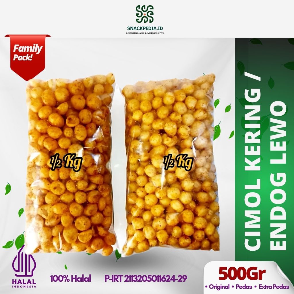 

Cimol Kering Pedas Daun Jeruk 500gr | Cemilan Kriuk Halal Terlaris | Endog Lewo Kopong Pedas Balado - Asli Lewo Garut