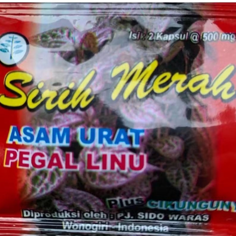 Sirih Merah Asli Kapsul