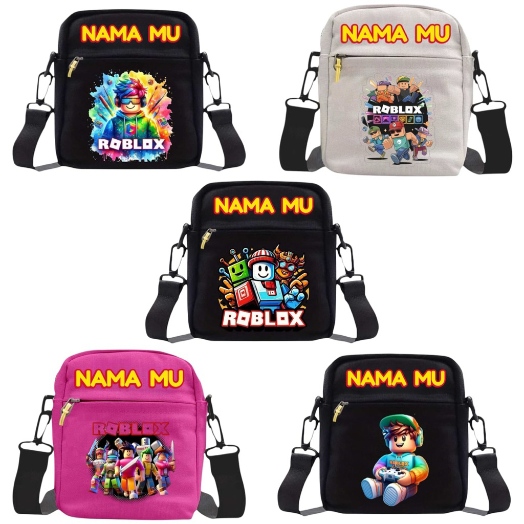 Tas Selempang Anak Laki Perempuan Untuk Ngaji Alquran Iqro Gambar Roblox Murah Tas Selempang Anak Lu