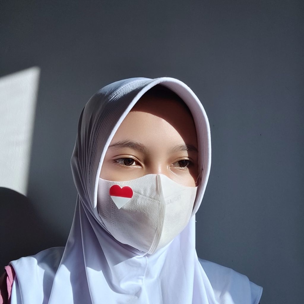 

(Perlembar) Stiker pipi merah putih / stiker 17 agustus / stiker bendera