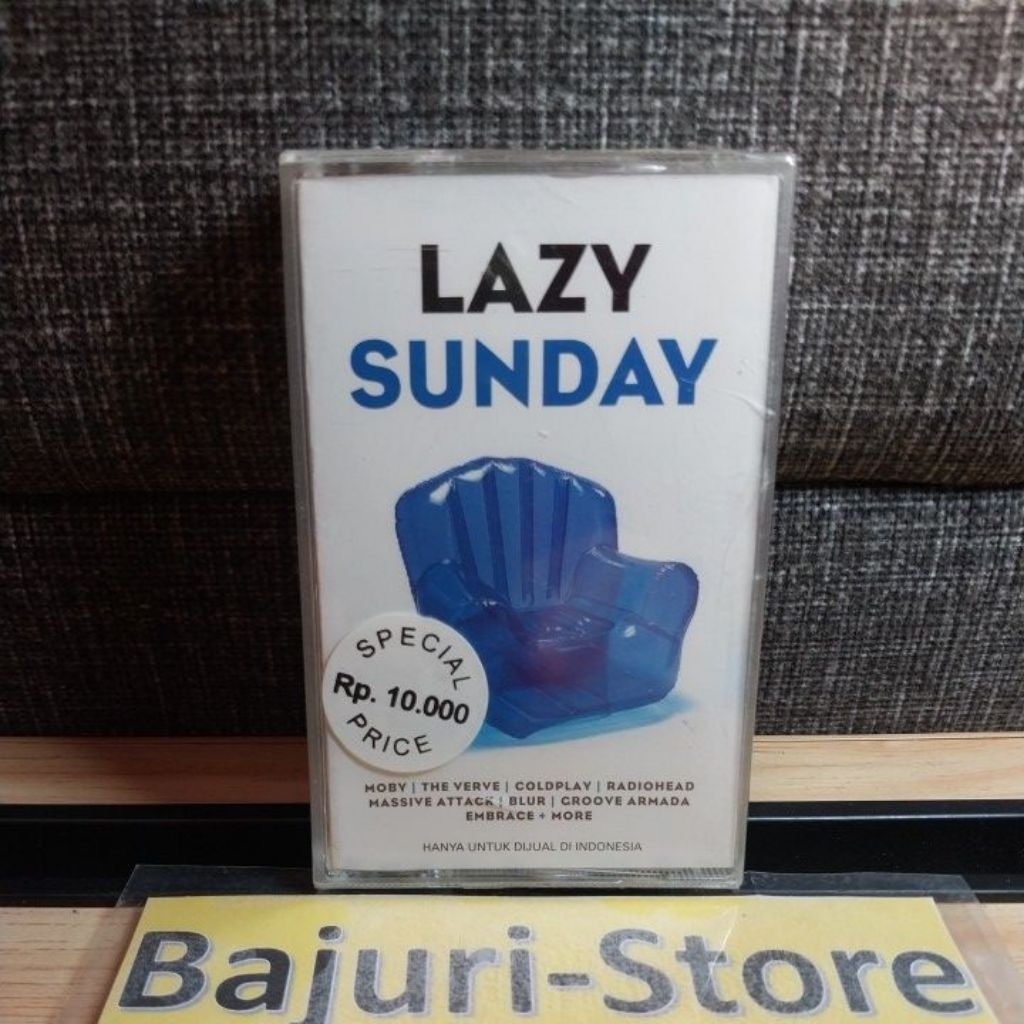 Kaset Pita "Moby" "The Verve" "Coldplay" "Radiohead" "Massive Attack" "Blur" "Groove Armada" "Embrac