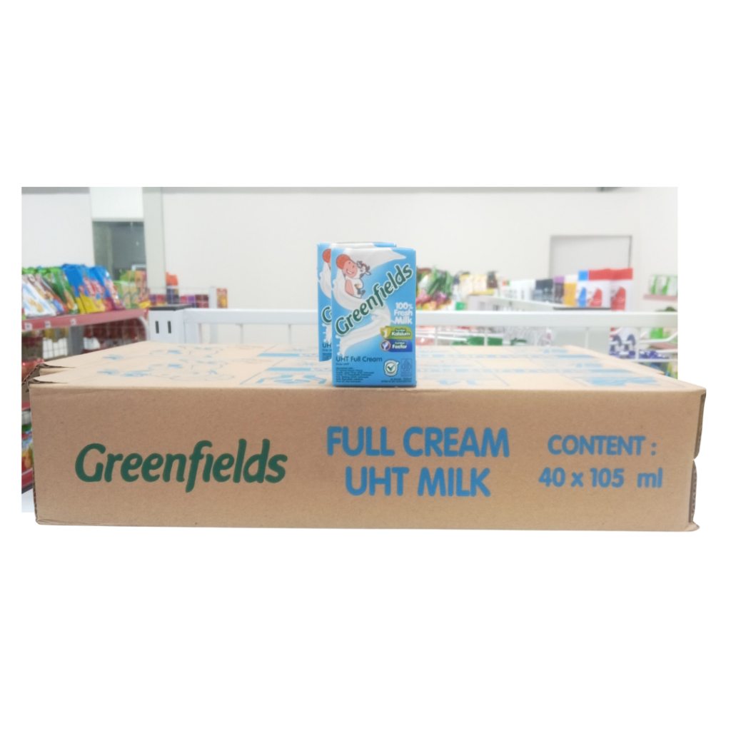 

Greenfields Susu UHT Full Cream 105ml 1 Dus / Susu Greenfields 1 Dus
