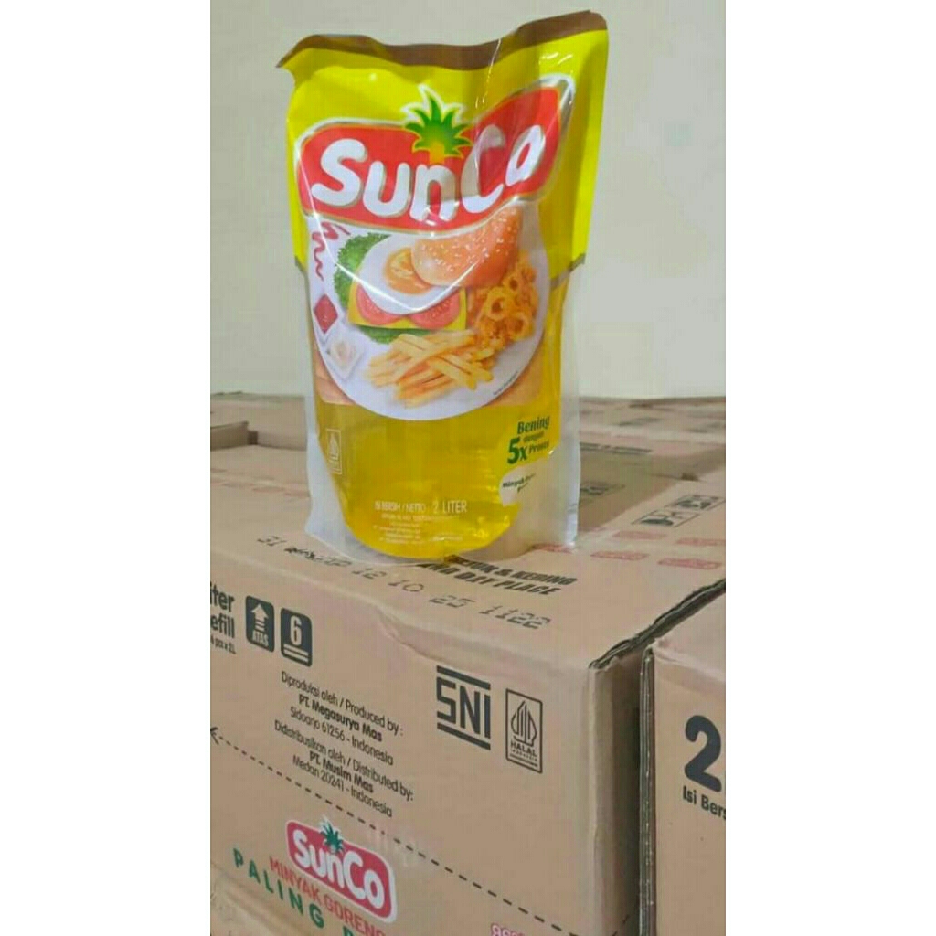 

(LANGSUNG KIRIM)TANPA PO MINYAK GORENG SUNCO 2LITER 1 POUCH