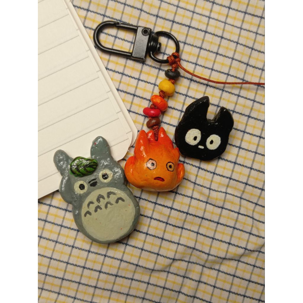 GHIBLI - Handmade Clay Keychain & Pins