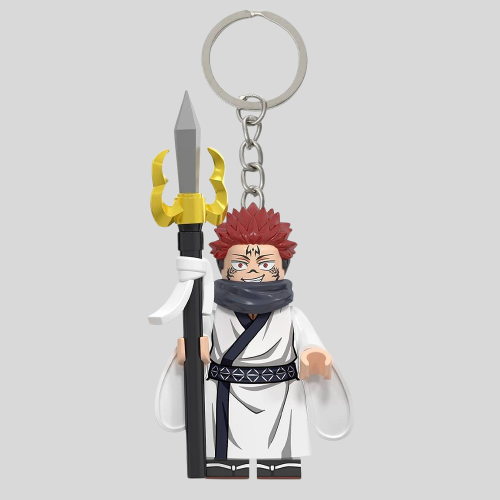 Sukuna LEGO Keychain | Gantungan Kunci LEGO Sukuna | Jujutsu Kaisen Series
