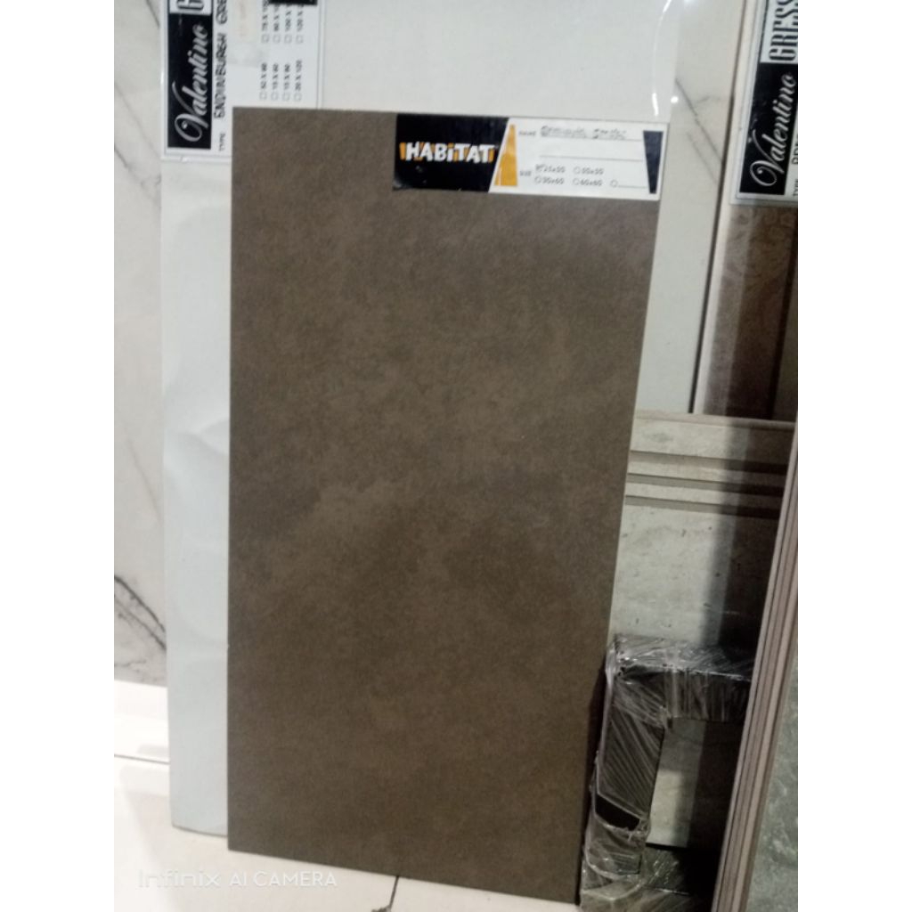 keramik cutting habitat 25x50 spark bronze matte