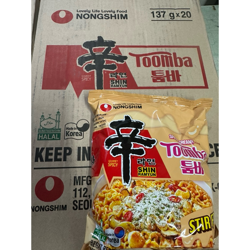 

shin ramyun toomba spicy & creamy korea