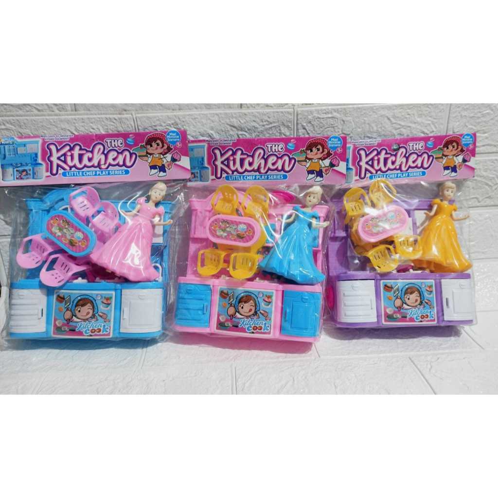 Masak Masakan Anak Perempuan The Kitchen MK 27,Mainan Masak Anak Set Mainan Anak Perempuan Masak Mas