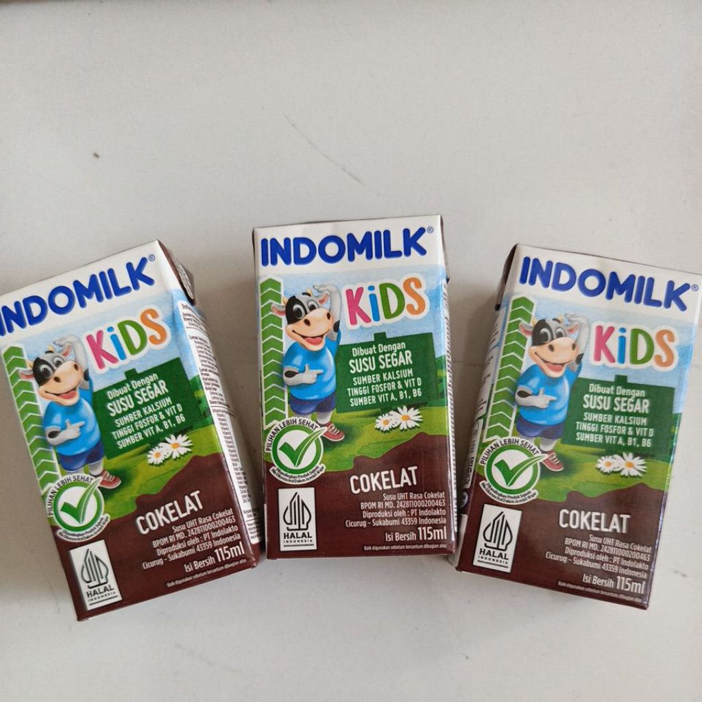 

Indomilk Kids Varian Cokelat 115ml 6pcs