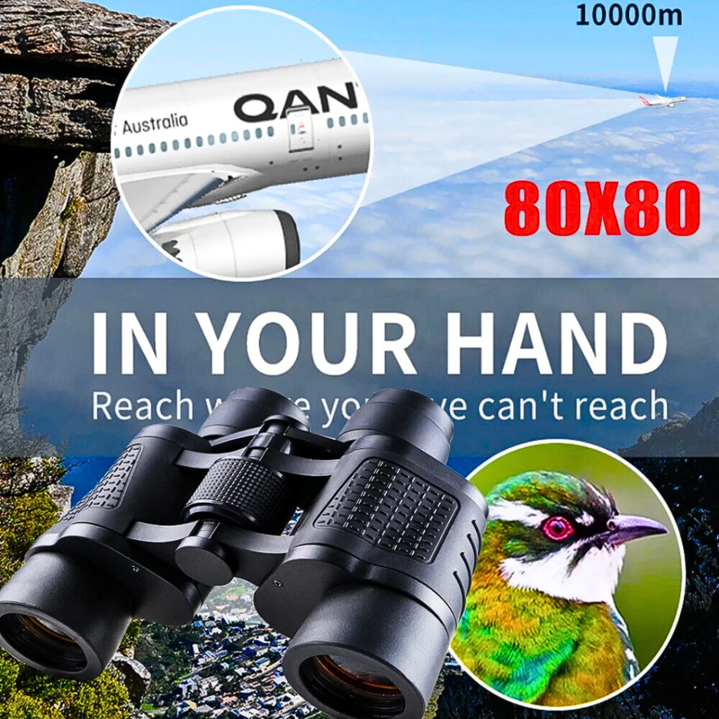 ORI MaiFeng Teropong Jarak jauh 160000m siang malam Binocular Night Vision Zoom 80x80 8090