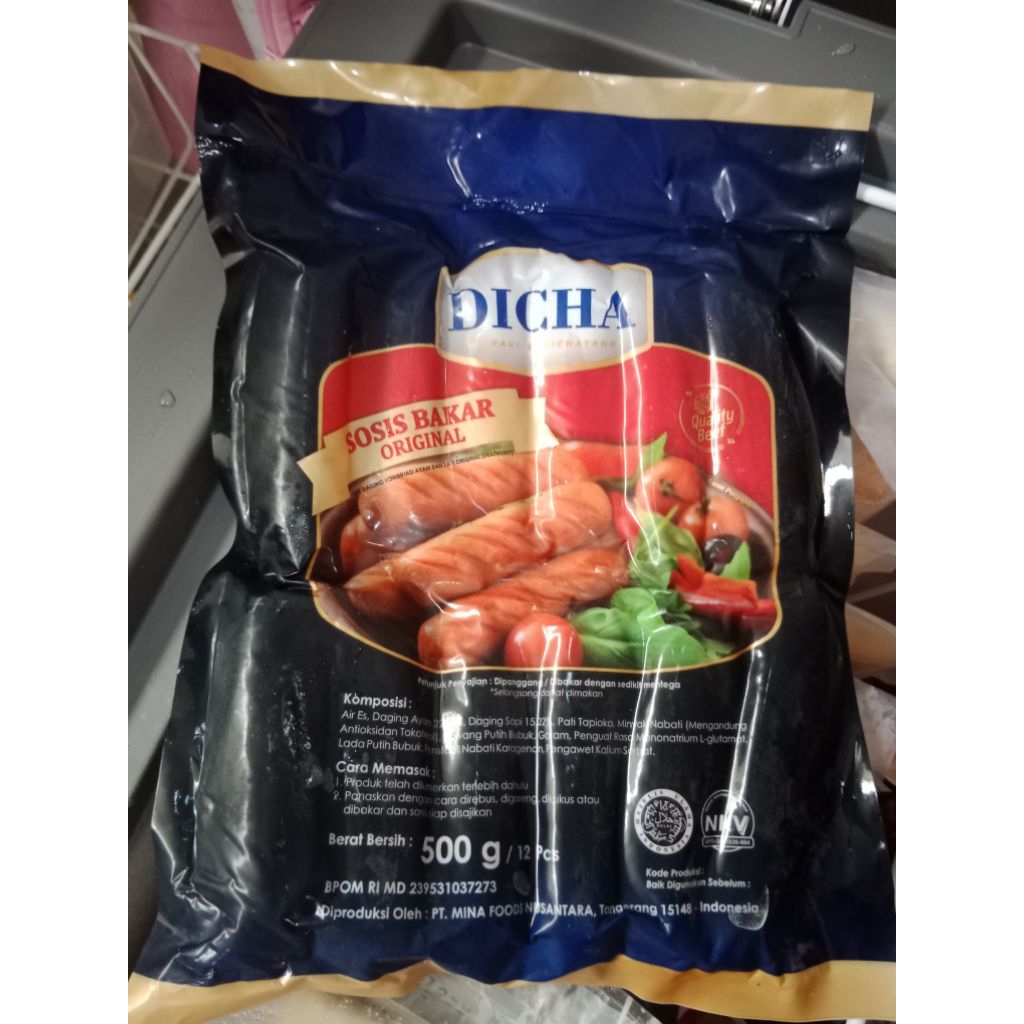 dicha new formula sosis bakar isi 12 pcs