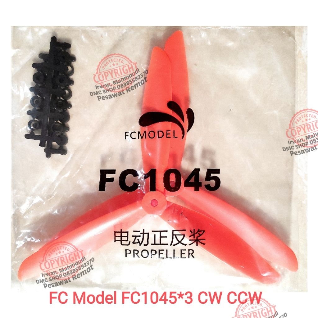 FC Model Propeller Daun 3 Blades 5045 6045 7045 8045 9045 1045