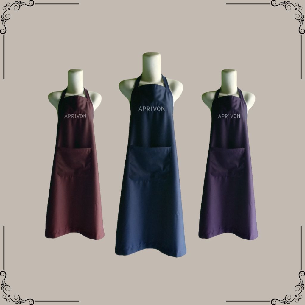 APRIVON | Apron Antibakteri Eco-Coating Sirih Cina & Kemangi
