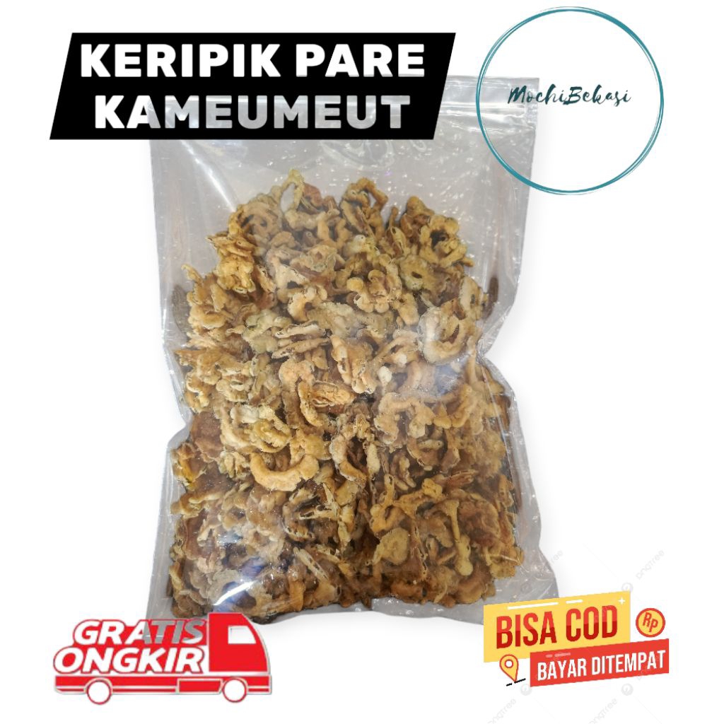 

Keripik Pare Kameumeut mochika renyah tidak pahit