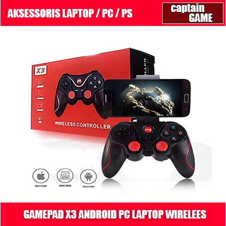 GAMEPAD X3 GAMEPAD ANDROID X3 BLUETOOTH WIRELLES CONTROLER GAMEPAD BLUETOOTH ANDROID STIK ANDROID