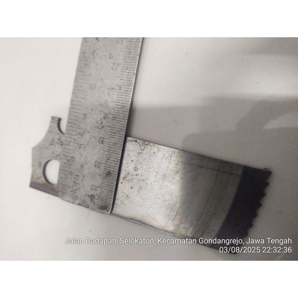 Baja HSS DMo5 JULIA ITALY ORIGINAL Bermagnet Bahan Pisau Seselet Raut Mutik Temutik