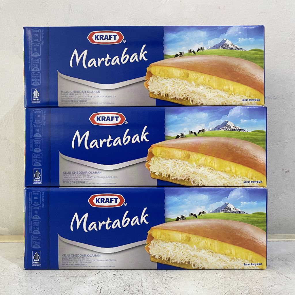 

Kraft keju martabak 2 kg | kraft cheddar martabak