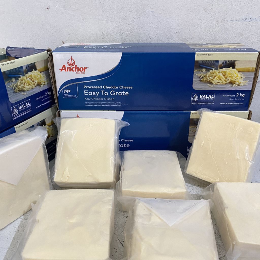 

Anchor easy to grate keju cheddar potongan -+230 gram | keju cheddar anchor | keju cheddar