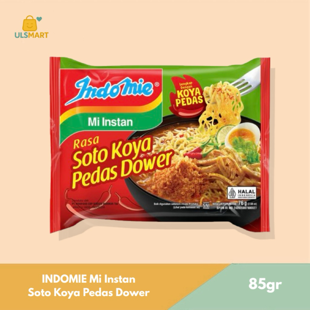 

INDOMIE Mi Instan Soto Koya Pedas Dower