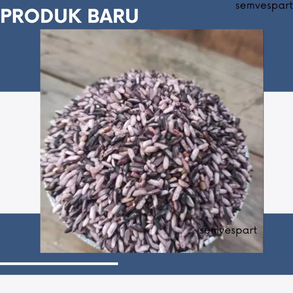 

BERAS Ketan Hitam SoSo 1/2 liter