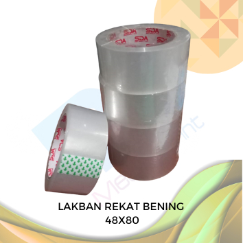 

LAKBAN REKAT BENING 48x80 II 1 SLOP ISI 6 PCS
