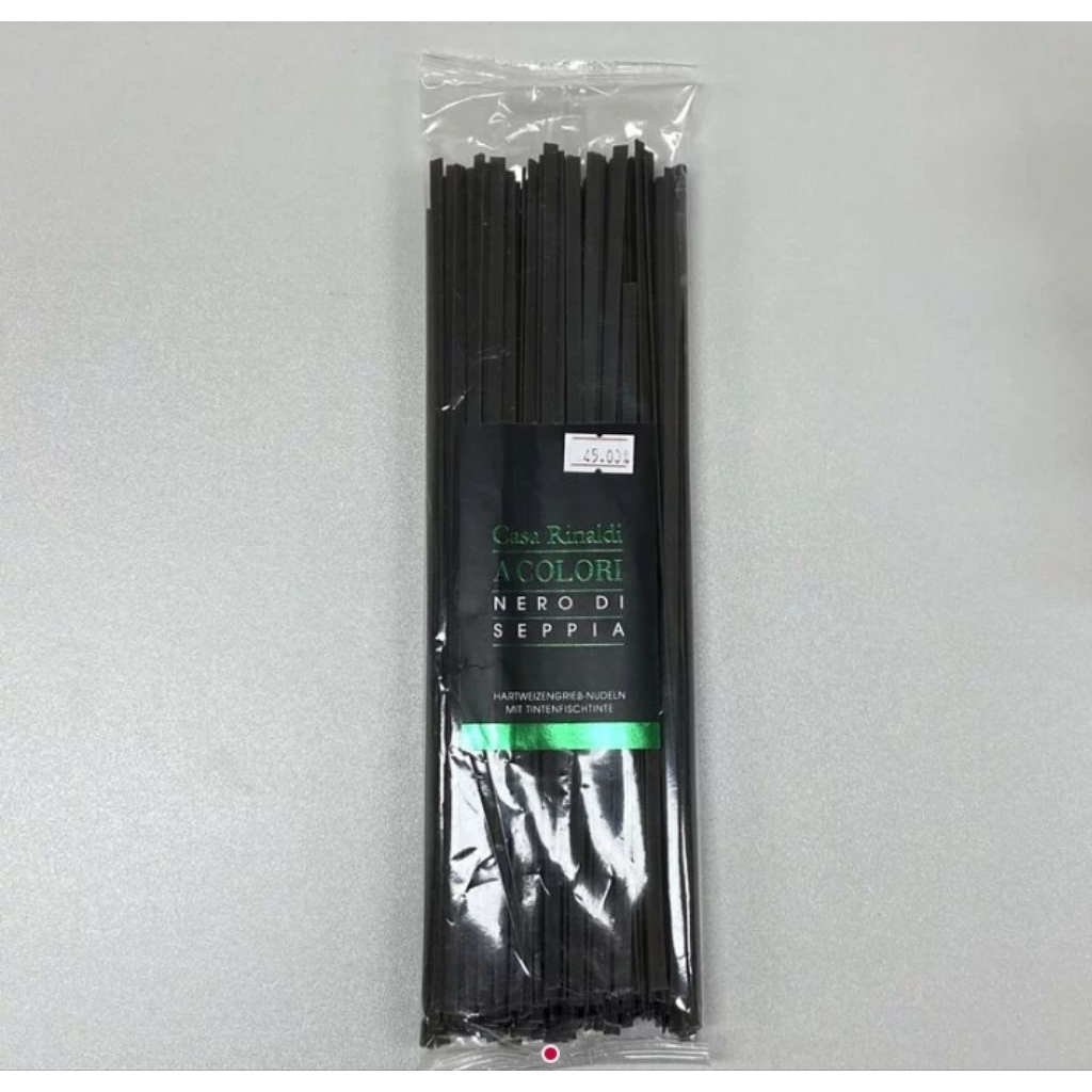 

casa rinaldi acolori nero di seppia black squid ink tagliatelle pasta 500gr