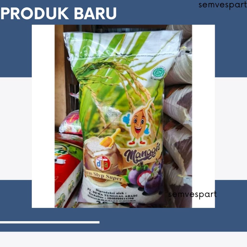 

Beras Cap Manggis Slyp Super 20kg pulen instn jabodetabek