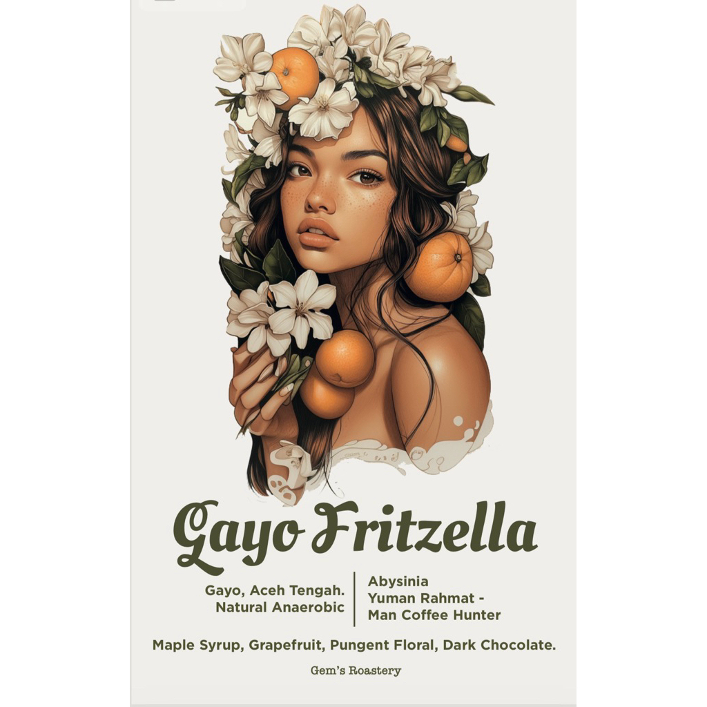 

Gayo Fritzella Kopi Arabica Filter 100gram - Gems Roastery