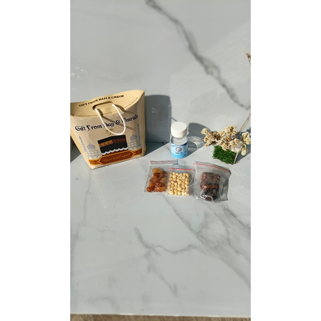 

Paket 25 pcs oleh oleh haji dan umroh tanpa tasbih