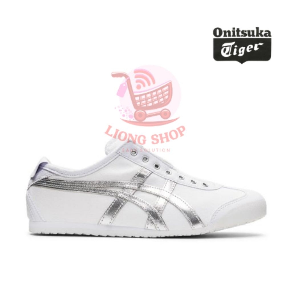 MEXICO 66 SLIP-ON Onitsuka Tiger Silver Ukuran 39