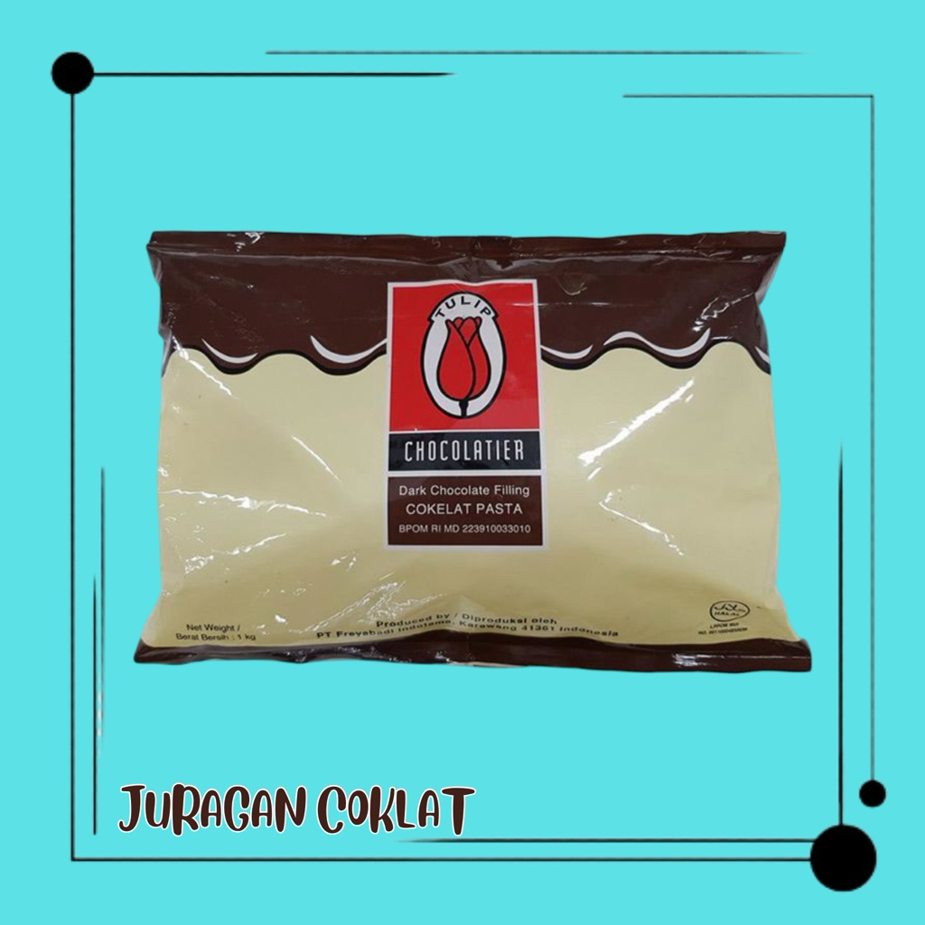 

TULIP COKELAT FILLING 1kg | ISIAN COKLAT | PASTA COKLAT
