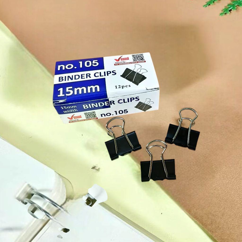 

Binder Clips V one 105 15mm paket 3 pak