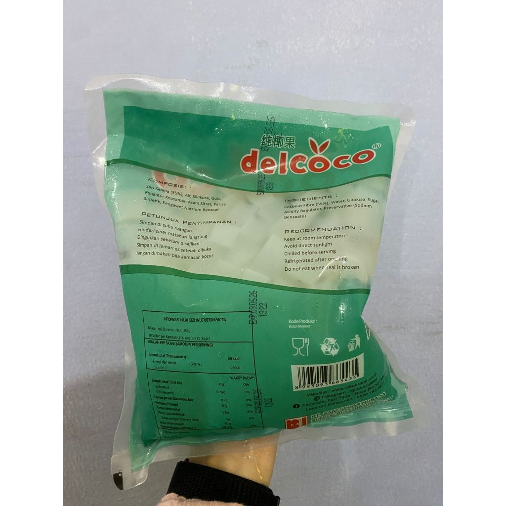 

Nata De Coco Delcoco 360gr dan 1kg