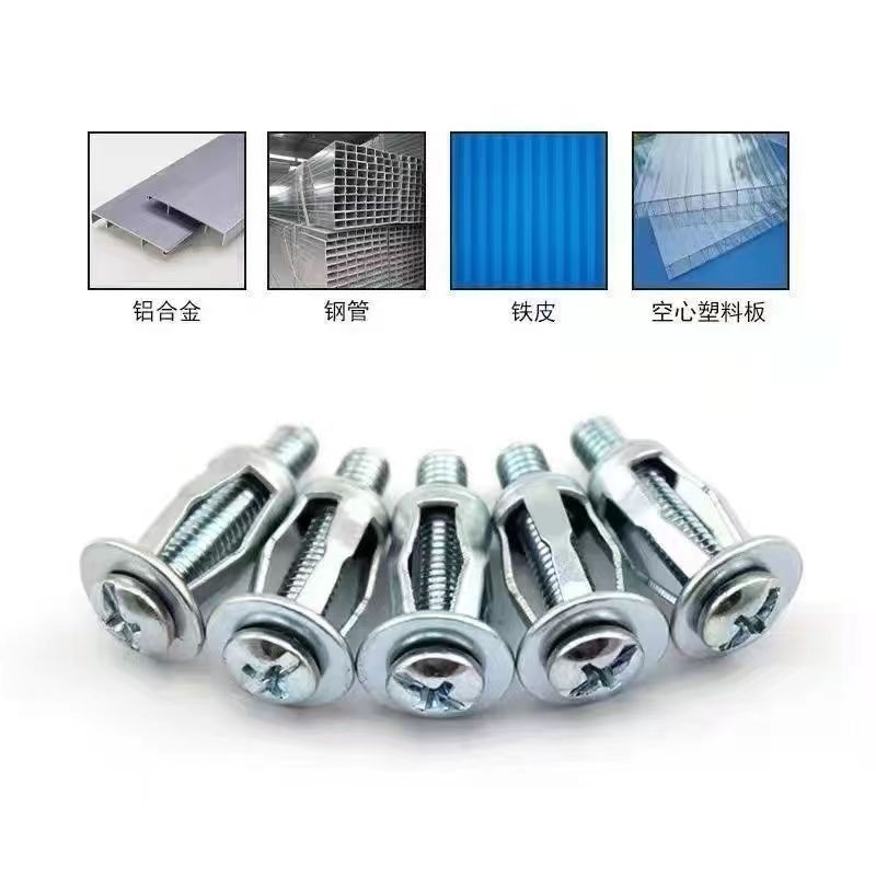 Jack Nut M6x25 Rivet Plat Metal Mur Baut Drat Sekrup Fisher M6 Skrup