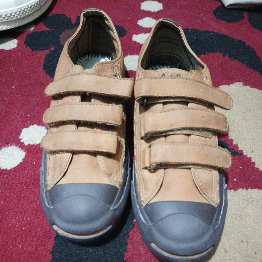 Converse Jack Purcell ox velcro vintage tag sample