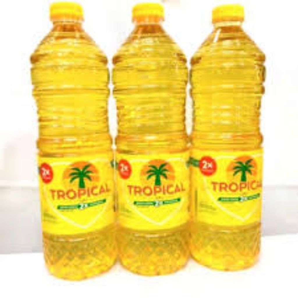 

tropical botol kemasan 2 liter minyak goreng jernih