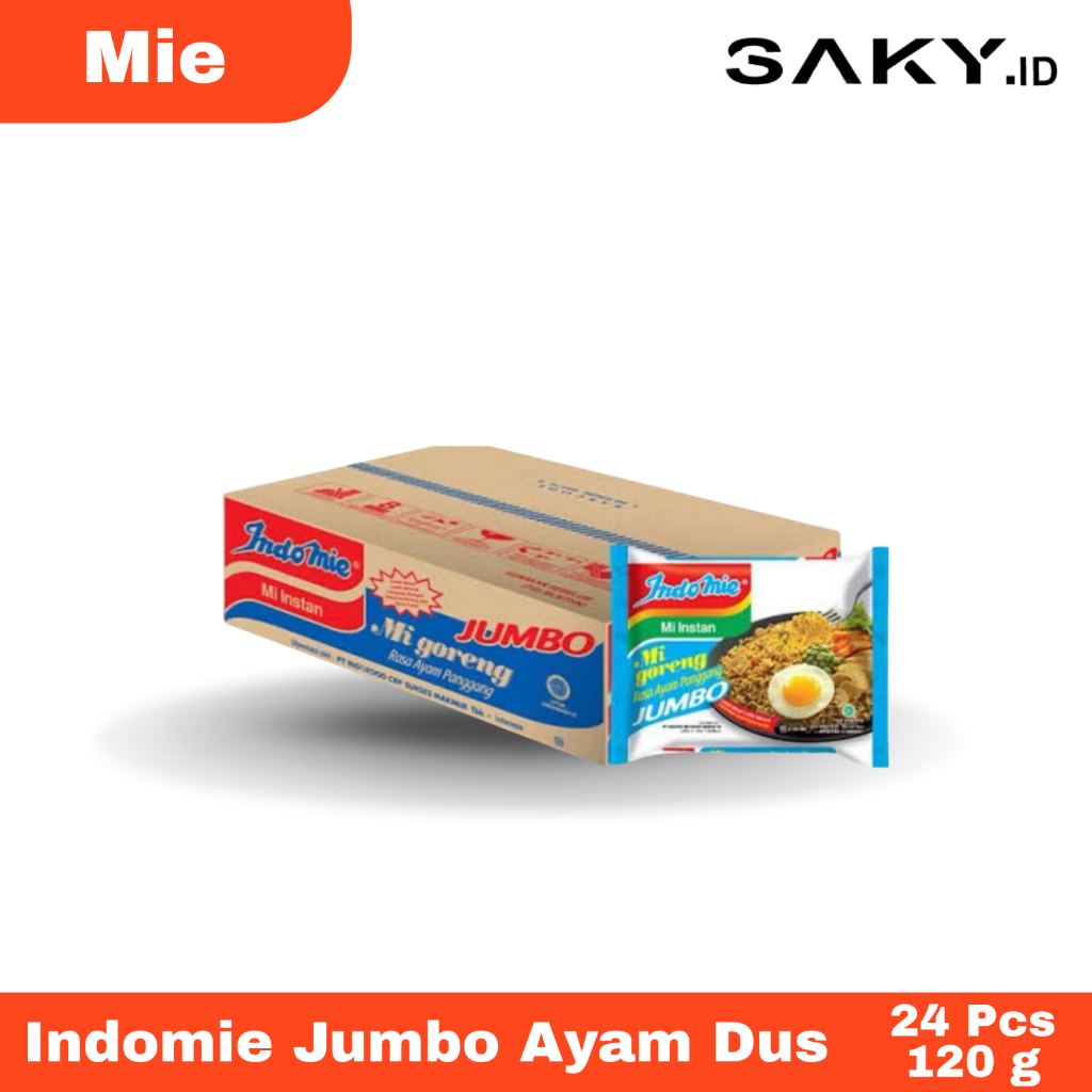 

Indomie Jumbo Ayam Panggang Dus Isi 24 Pcs